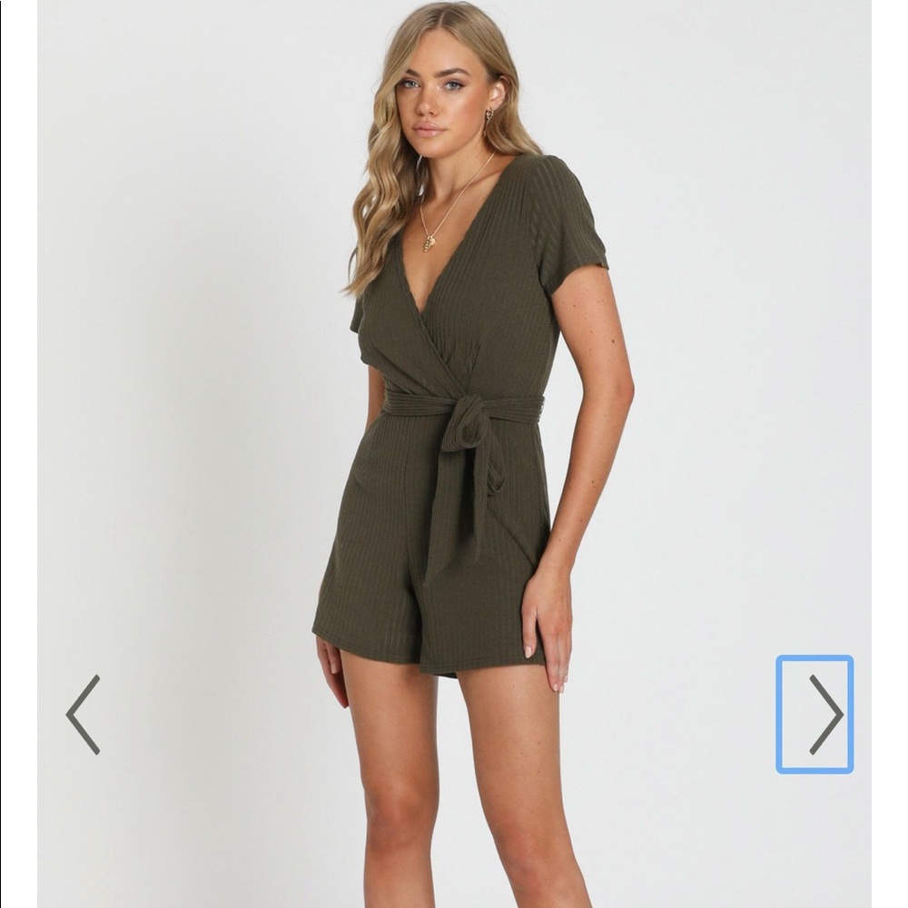 Showpo. | Star Gal Playsuit in khaki